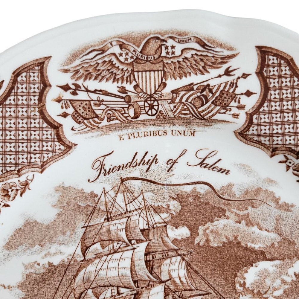 Fair Winds The Friendship of Salem Dinner Plate 10.5" - Picture 3 of 10